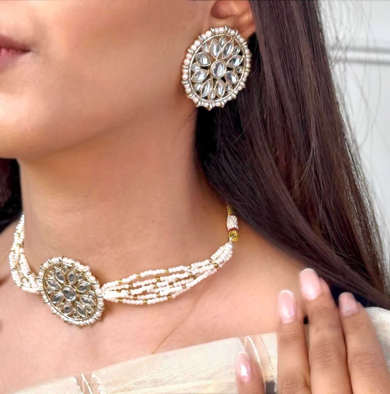 Asha Kundan Set